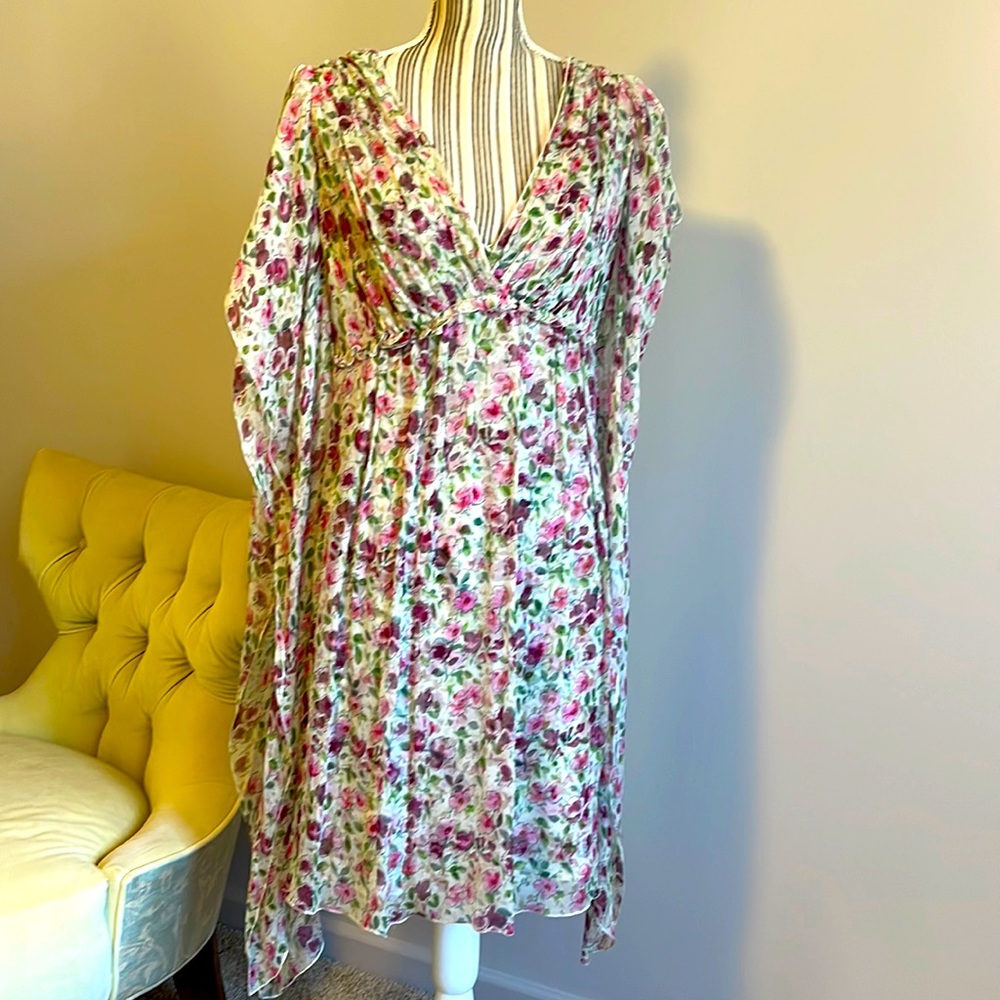 Dolce &Gabbana silk flowery dress